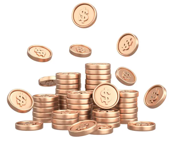 Dollar Coin Money Illustration — Stock Photo, Image