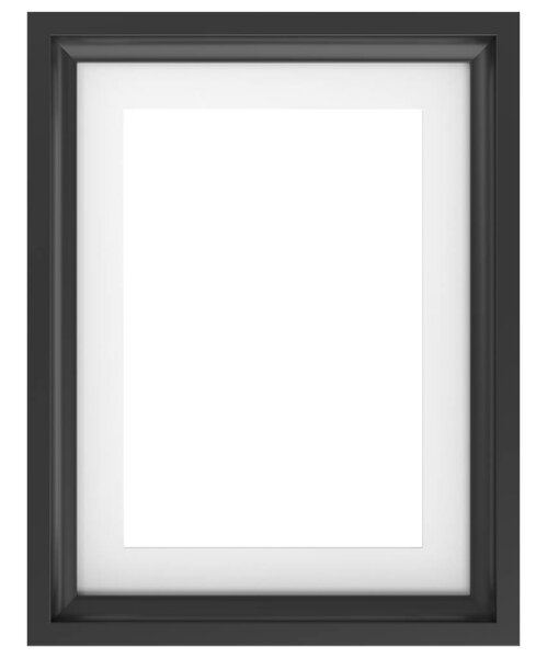 Picture frame. Portrait frame. 3D illustration.