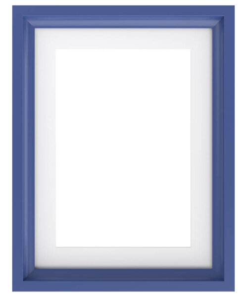 Picture frame. Portrait frame. 3D illustration.