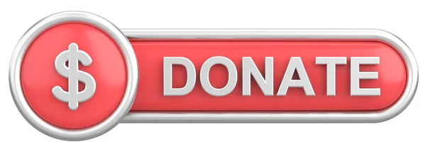 Donate Button Illustration — Stock Photo, Image