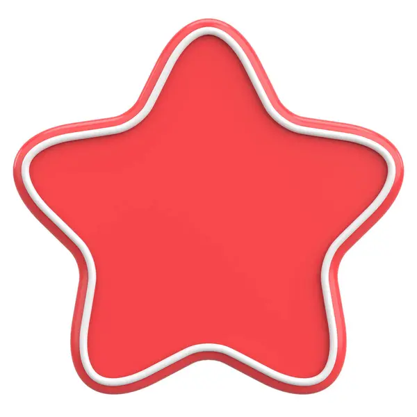 Etiqueta Precio Forma Estrella Ilustración — Foto de Stock
