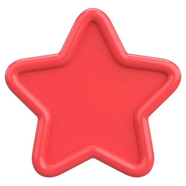 Znacznik Ceny Kształtu Gwiazdy Ilustracja — Zdjęcie stockowe