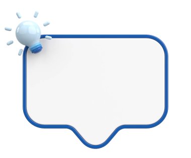 Etkileşimli ipuçları. Hızlı ipuçları. 3B illüstrasyon.