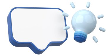 Etkileşimli ipuçları. Hızlı ipuçları. 3B illüstrasyon.