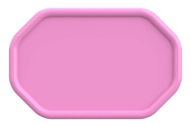 Fiyat etiketi Mesaj kutusu. 3B illüstrasyon.