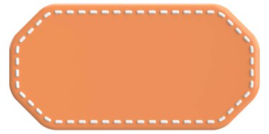 Fiyat etiketi Fiyat etiketi 3B illüstrasyon.