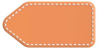 Fiyat etiketi Fiyat etiketi 3B illüstrasyon.