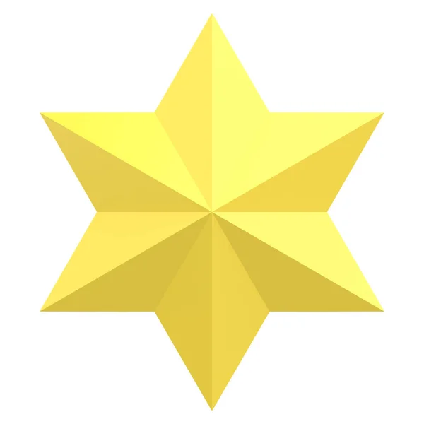 Αστέρι Σχήμα Αστεριού Απεικόνιση — Φωτογραφία Αρχείου
