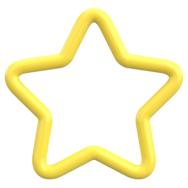 Gwiazda Kształt Gwiazdy Ilustracja — Zdjęcie stockowe