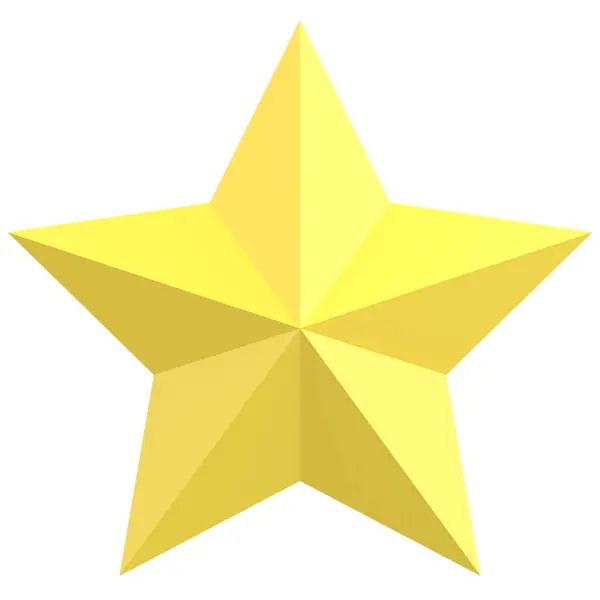 Estrela Forma Estrela Ilustração — Fotografia de Stock
