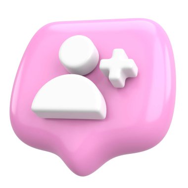 Üç boyutlu takip tuşu. 3B illüstrasyon.