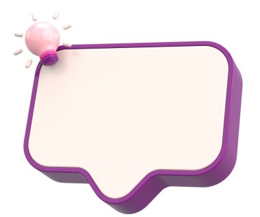 Etkileşimli ipuçları. Hızlı ipuçları. 3B illüstrasyon.