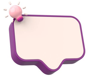 Etkileşimli ipuçları. Hızlı ipuçları. 3B illüstrasyon.