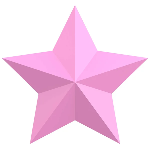 Estrella Forma Estrella Ilustración — Foto de Stock