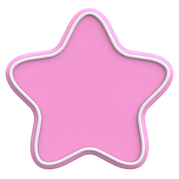 Tag Preço Forma Estrela Ilustração — Fotografia de Stock