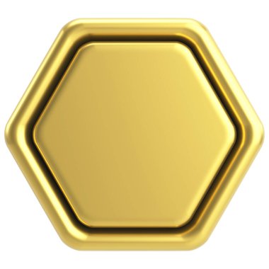 Üç boyutlu düğme. Boş tuş. 3B illüstrasyon.