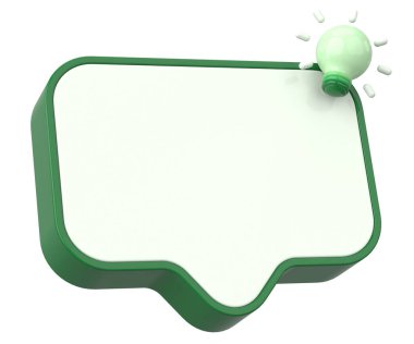 Etkileşimli ipuçları. Hızlı ipuçları. 3B illüstrasyon.