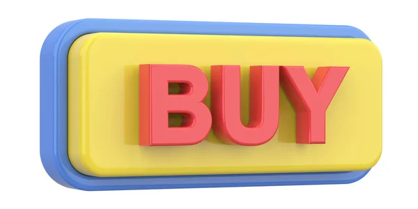 Buy Button Button Illustration — Stock Photo, Image