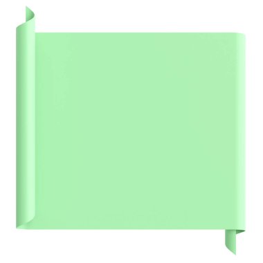 Mesaj kutusu. Üç boyutlu etiket. 3B illüstrasyon.