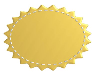 Fiyat etiketi Fiyat etiketi 3B illüstrasyon.