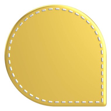 Fiyat etiketi Fiyat etiketi 3B illüstrasyon.