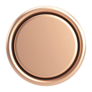 Üç boyutlu düğme. Boş tuş. 3B illüstrasyon.