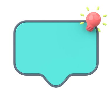 Etkileşimli ipuçları. Hızlı ipuçları. 3B illüstrasyon.