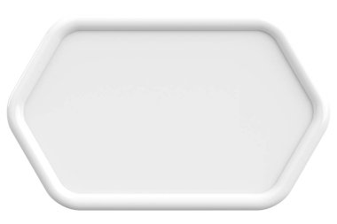 Fiyat etiketi Mesaj kutusu. 3B illüstrasyon.