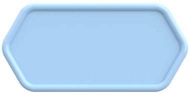 Fiyat etiketi Mesaj kutusu. 3B illüstrasyon.