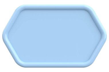 Fiyat etiketi Mesaj kutusu. 3B illüstrasyon.