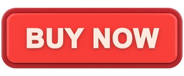 Şimdi satın al düğmesi. 3B illüstrasyon.