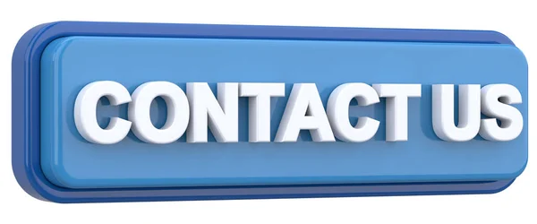 Contact Button Illustration — Stock Photo, Image