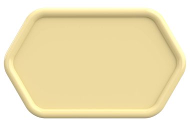 Fiyat etiketi Mesaj kutusu. 3B illüstrasyon.