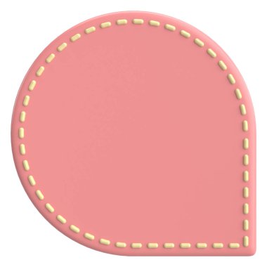 Fiyat etiketi Fiyat etiketi 3B illüstrasyon.