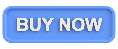 Şimdi satın al düğmesi. 3B illüstrasyon.