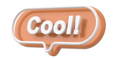 - Süper. Kelime ve deyim. 3B illüstrasyon.