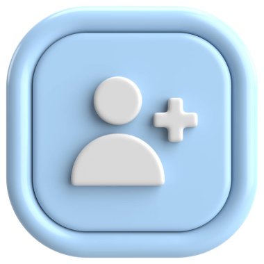 Üç boyutlu takip tuşu. 3B illüstrasyon.