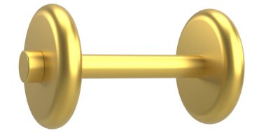 Ahmak. Spor aletleri. 3B illüstrasyon.