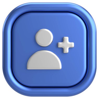 Üç boyutlu takip tuşu. 3B illüstrasyon.