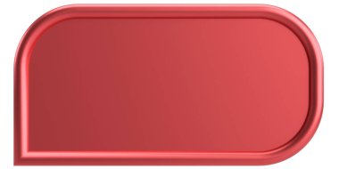 Fiyat etiketi Konuşma balonu. 3B illüstrasyon.