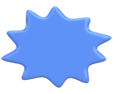 Konuşma balonu. Mesaj kutusu. 3B illüstrasyon.