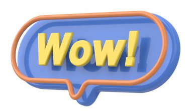 Vay canına. Kelime ve deyim. 3B illüstrasyon.