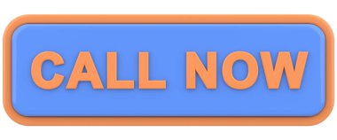 Şimdi ara düğmeyi. 3B illüstrasyon.