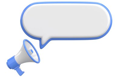 Üç boyutlu uyarı kutusu. 3B illüstrasyon.