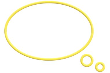 Konuşma balonu. Mesaj kutusu. 3B illüstrasyon.