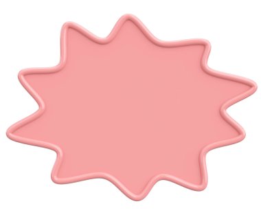 Konuşma balonu. Mesaj kutusu. 3B illüstrasyon.