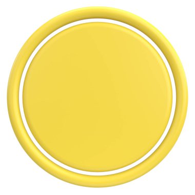 Üç boyutlu etiket. Kişi Etiketi. 3B illüstrasyon.