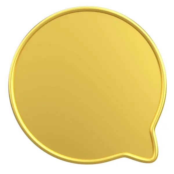 Konuşma balonu. Mesaj kutusu. 3B illüstrasyon.