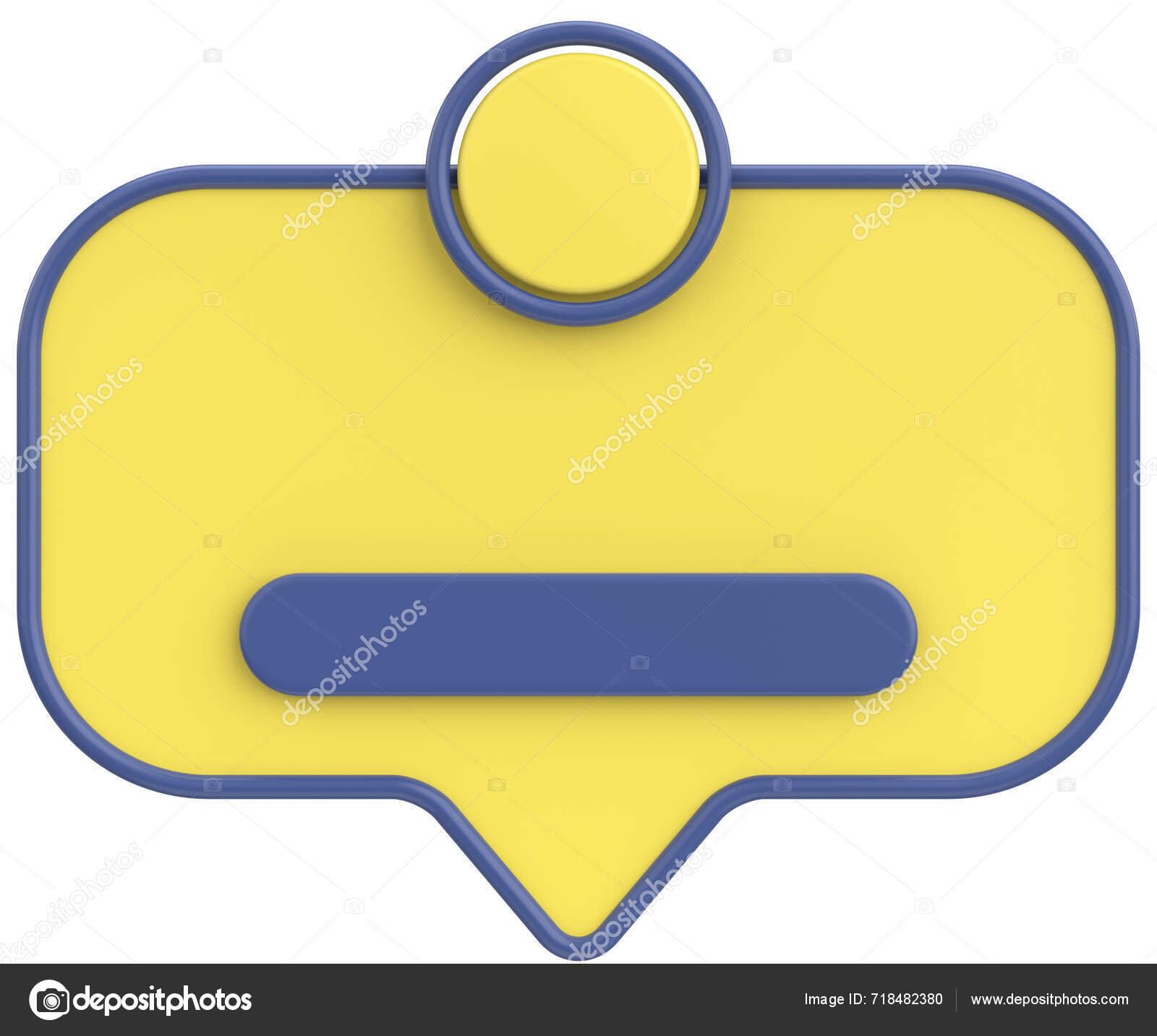 Profile Box Social Media Profile Illustration — Stock Photo ...