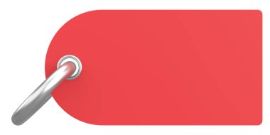 Fiyat etiketi Mesaj kutusu. 3B illüstrasyon.